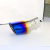 Side of Exhaust Mufflers 63mm Stainless Steel blue Turndown Tip B14
